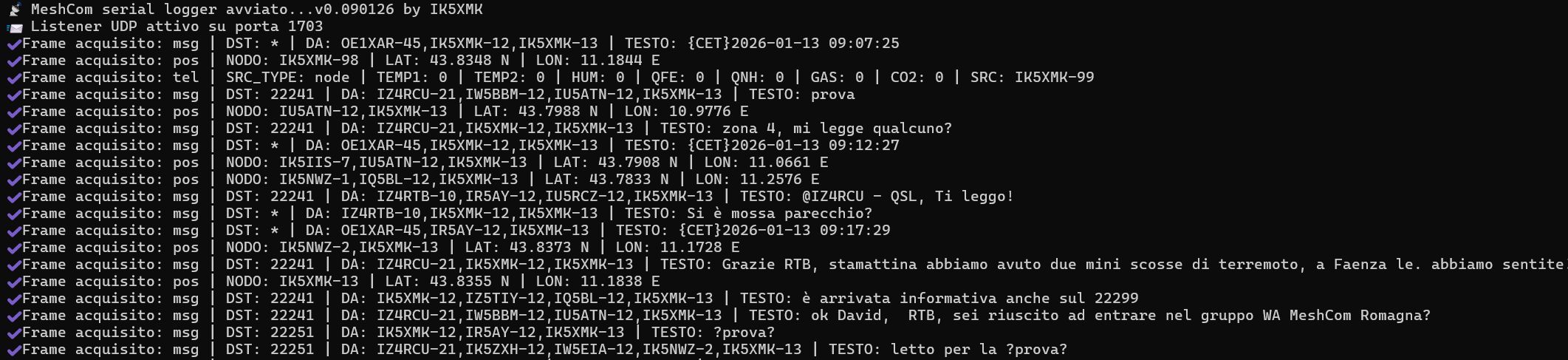 Un software per gestire off-grid la rete LoRa MeshCom