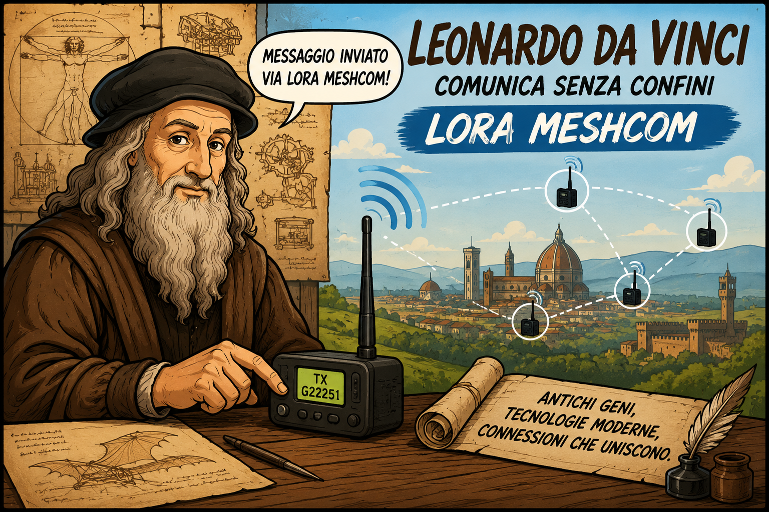 Inviare messaggi a gruppi MeshCom da Lora Aprs