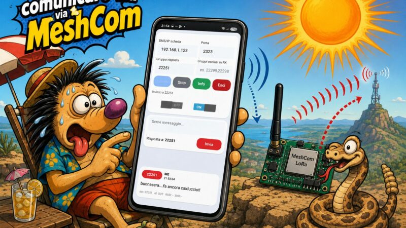 MeshCom Android APP, scriviLo-Ra